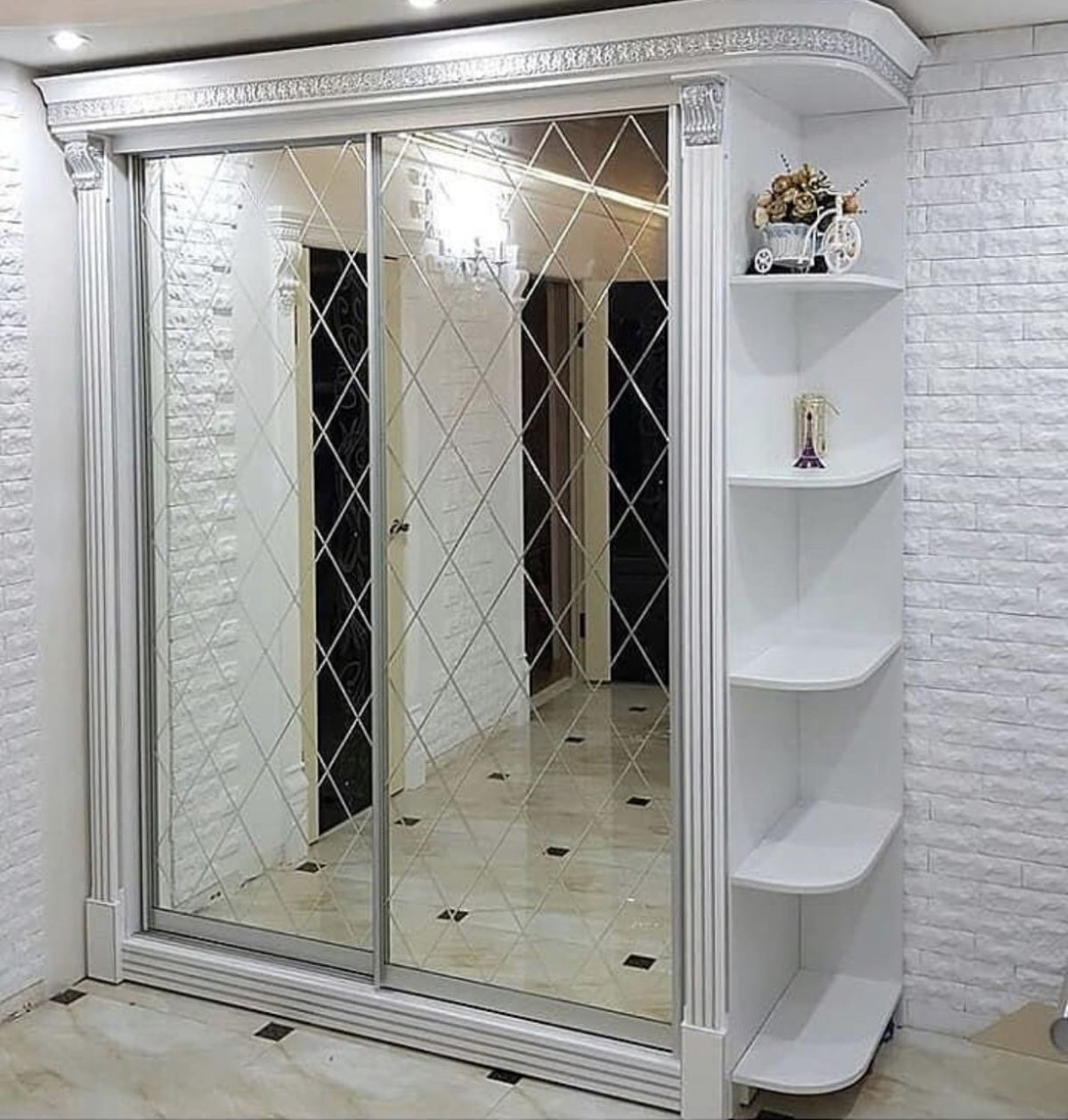 Шкаф купе с зеркалом БН-61