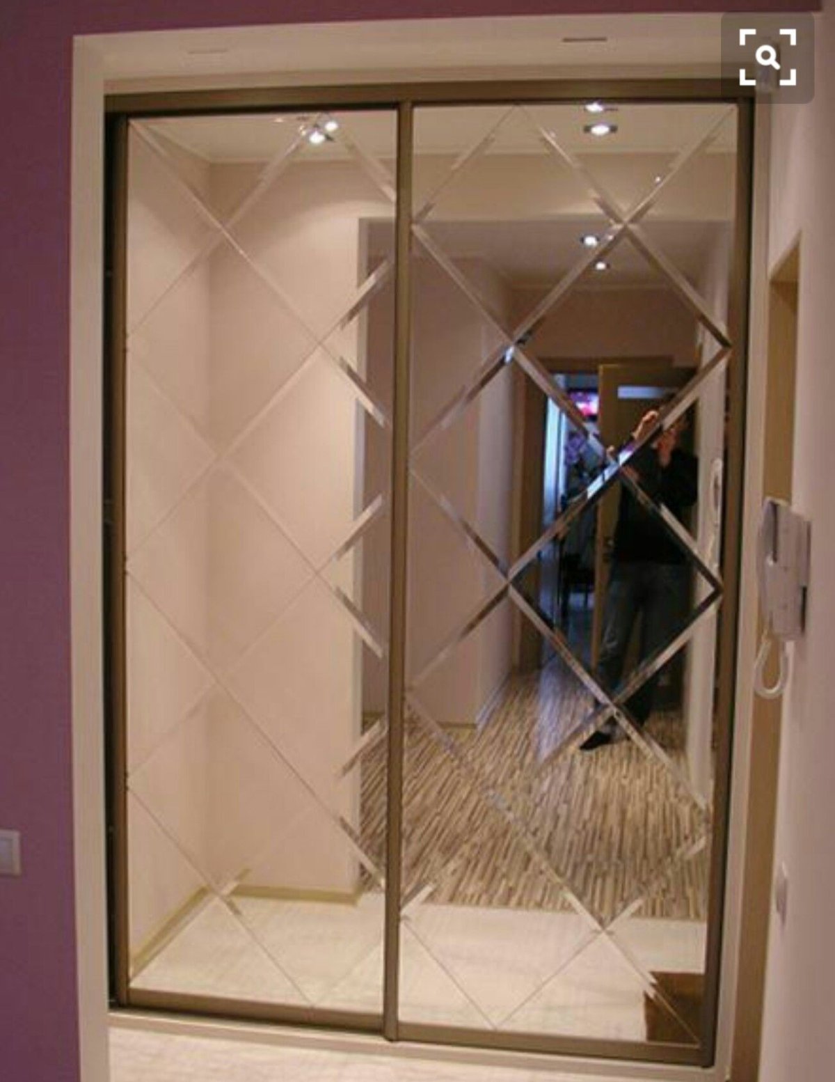 Шкаф- купе Фиеста (зеркало с фацетом)