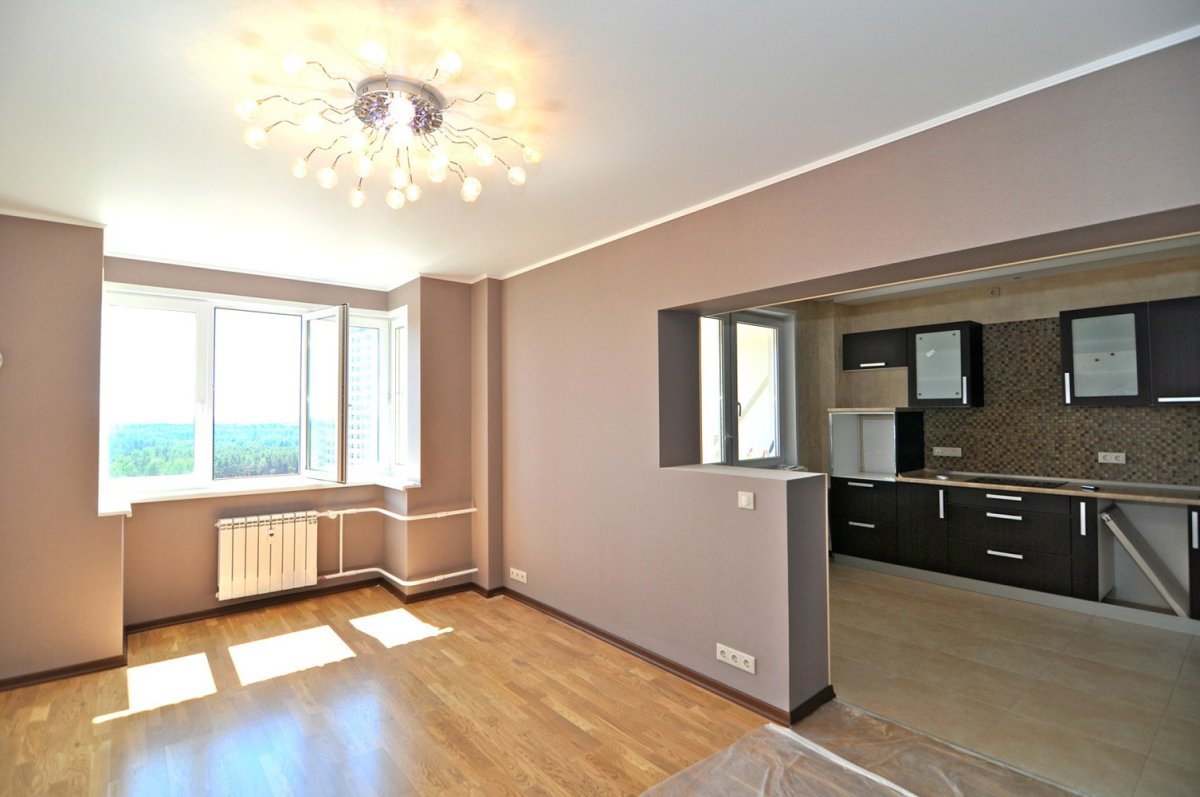 Отделка кухни без мебели