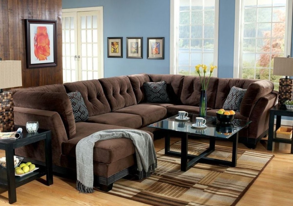 Диван хофф коричневый