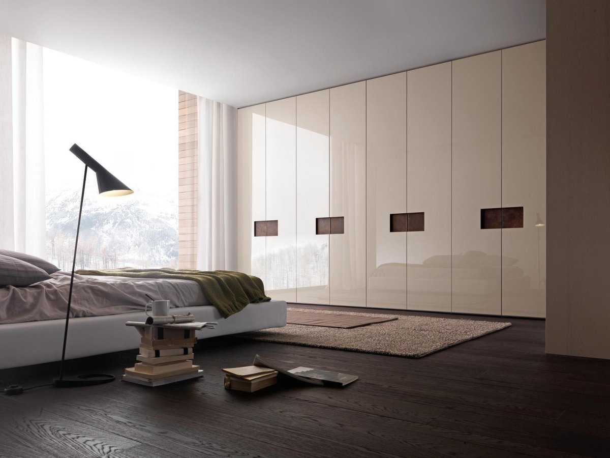 Шкаф купе Глосс белый глянец