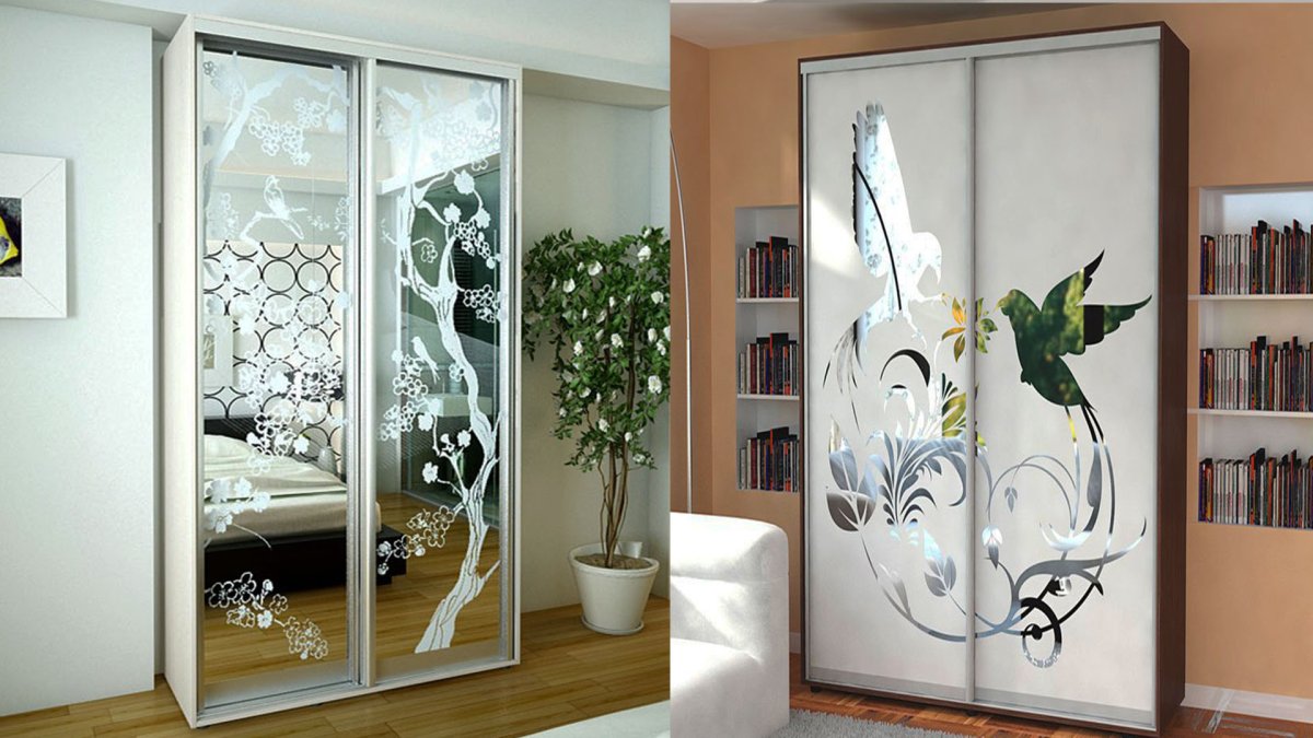 Шкаф купе с зеркалом БН-61