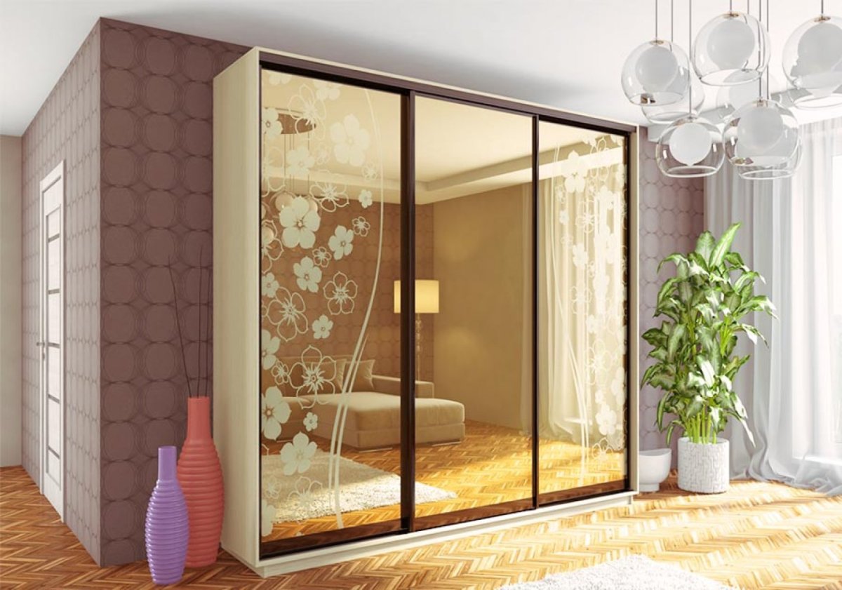 Шкаф купе с зеркалом БН-61