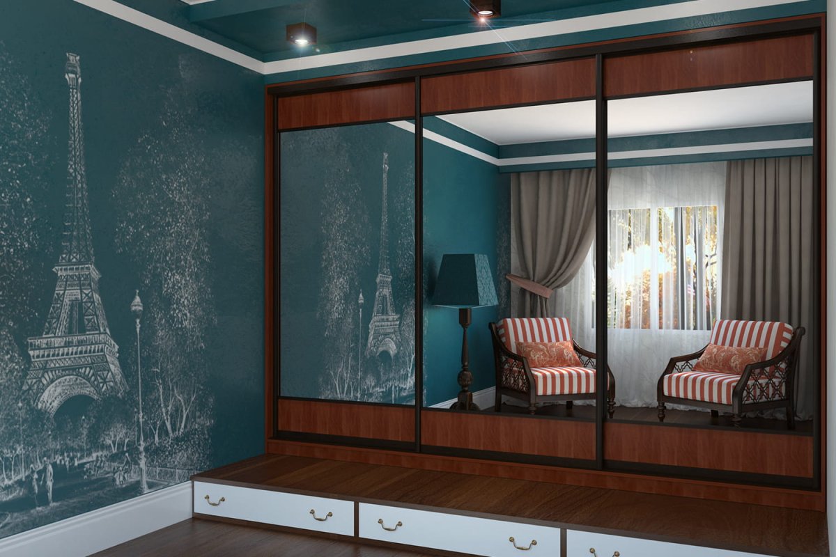 Встроенные шкафы в спальню