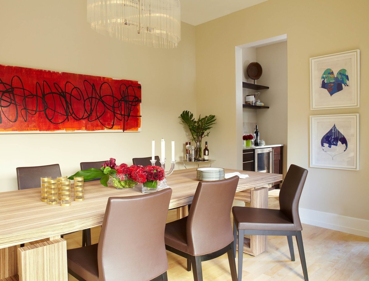 Аксессуары на кухню над обеденным столом