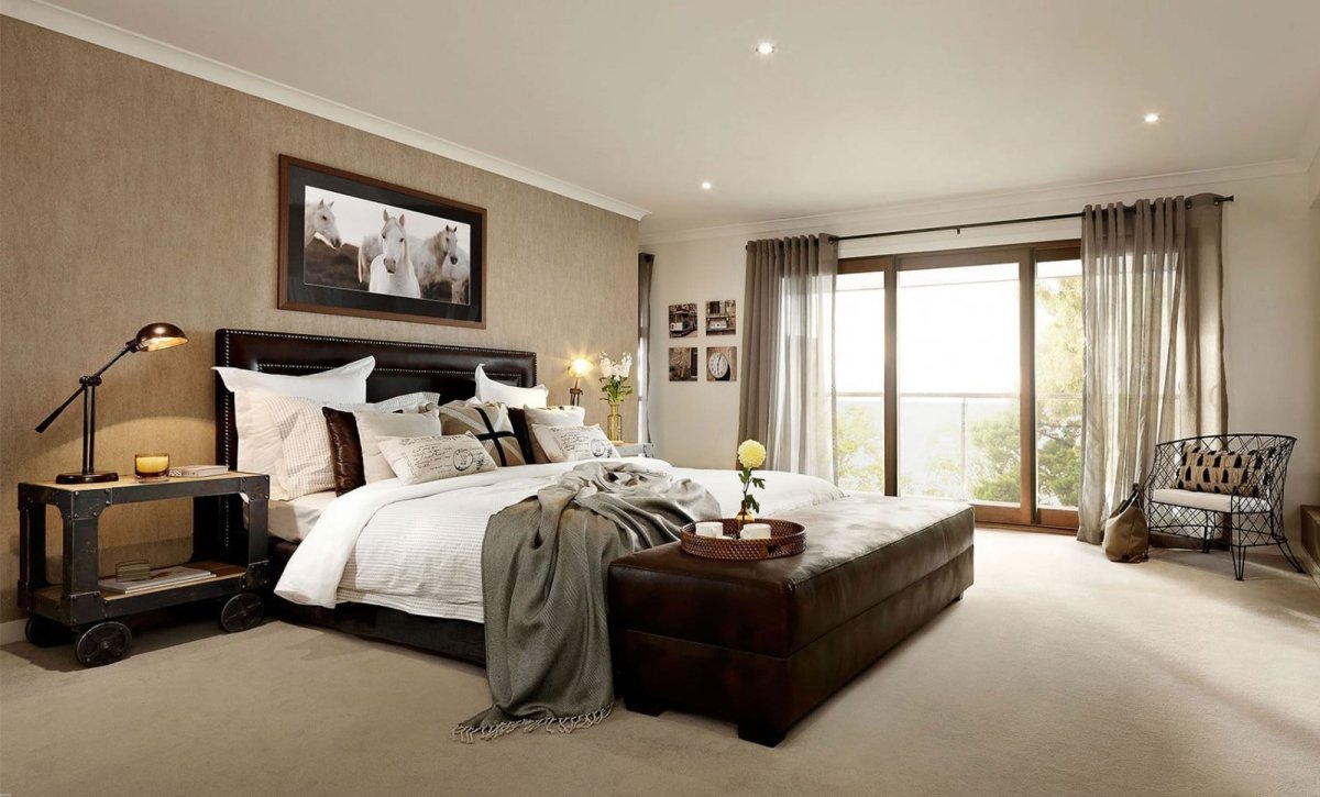 Спальня для мужчины в классическом стиле