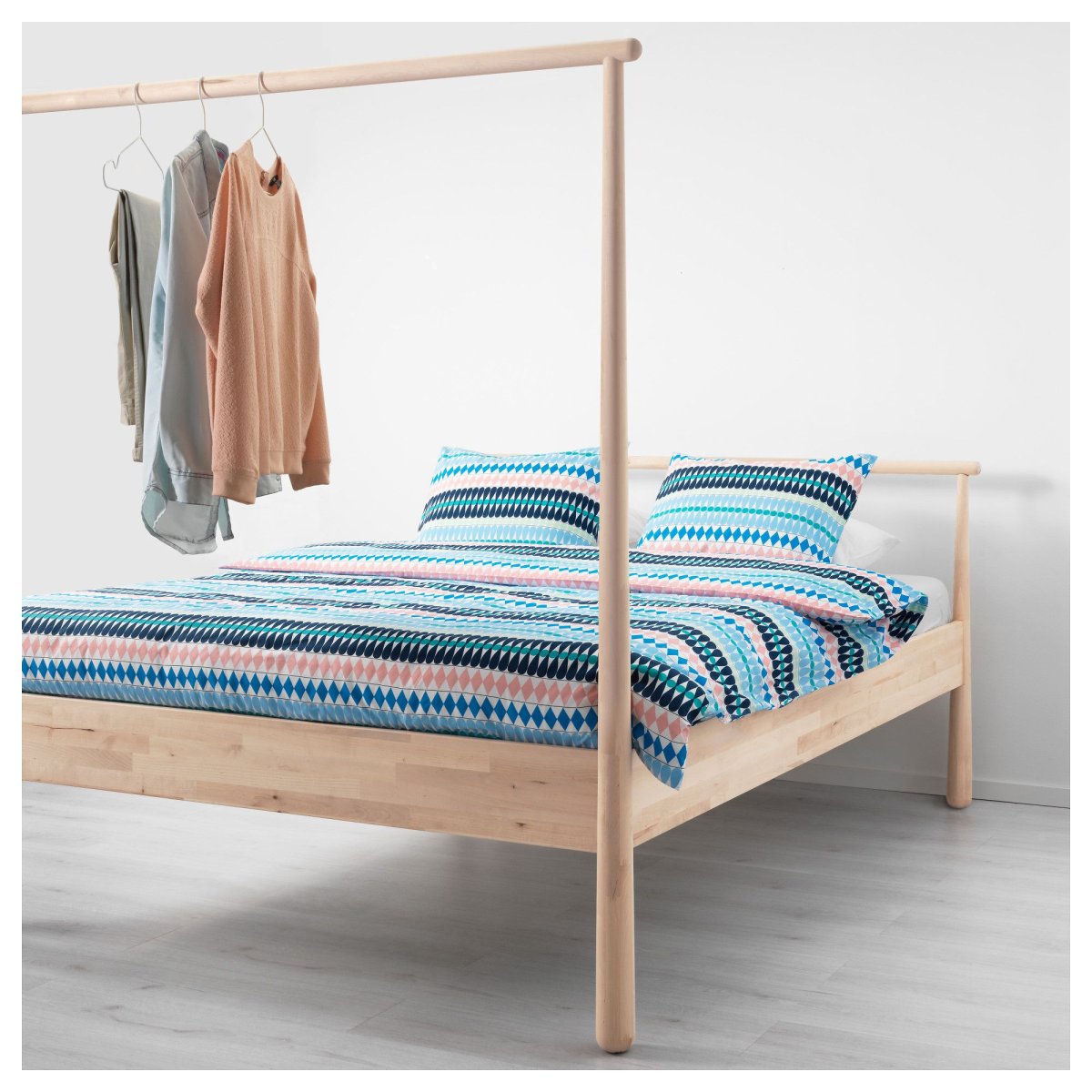 Икеа кровать береза