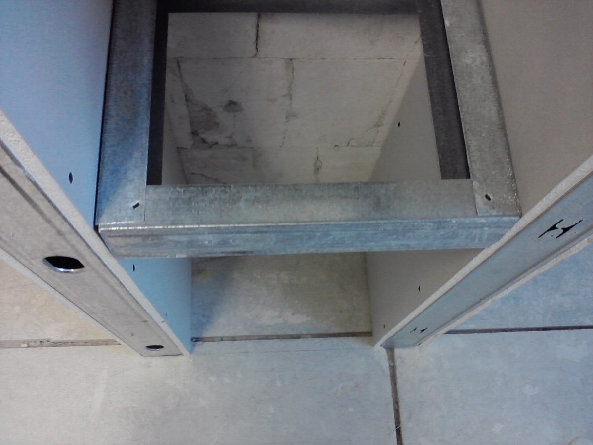 Каркас для полок из гипсокартона