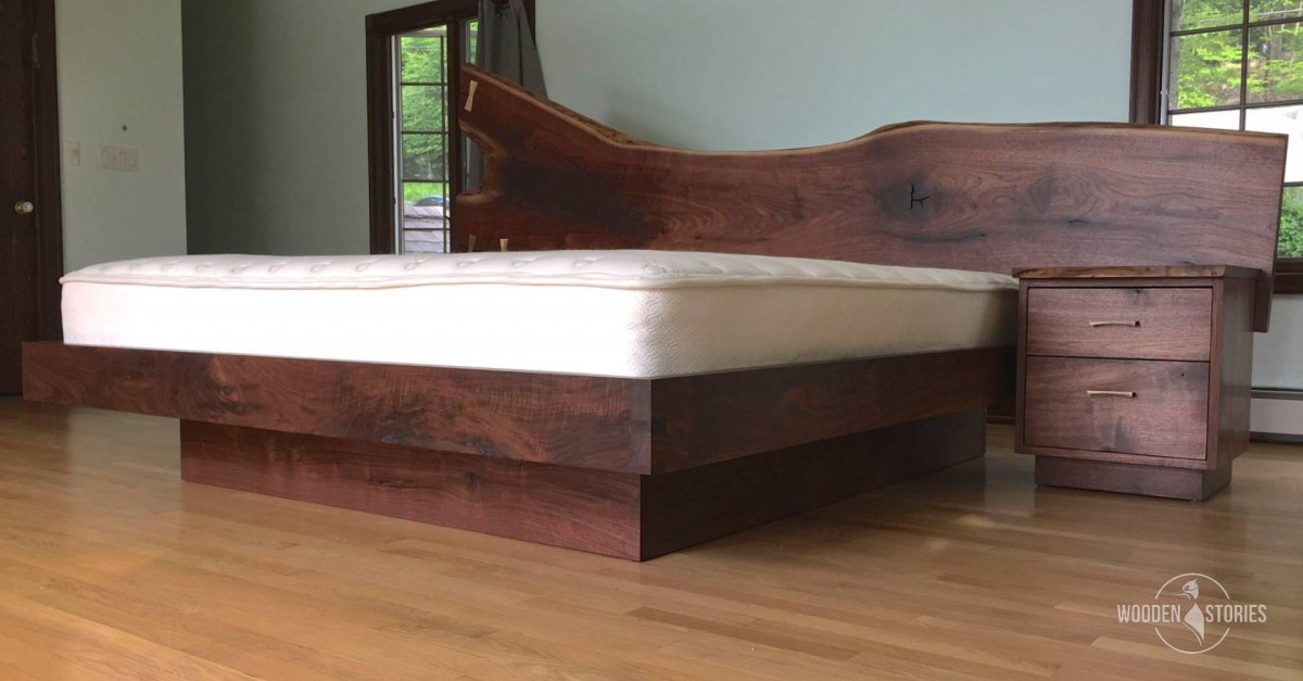 Кровать из слэба