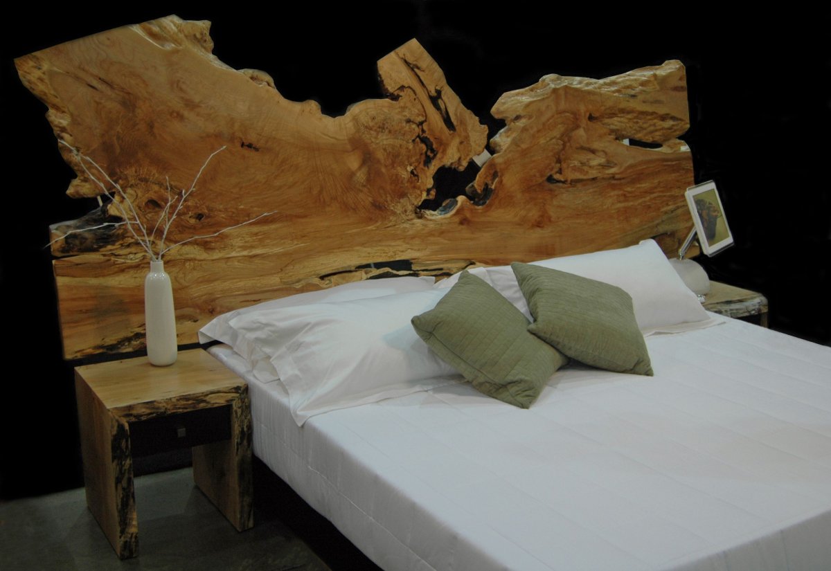 Изголовье кровати из слэба