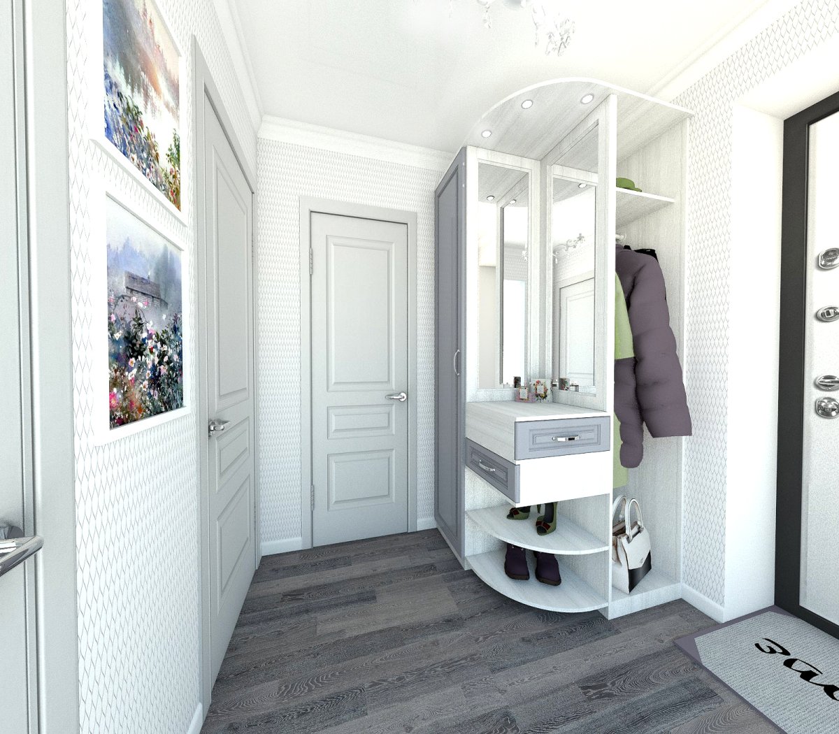 Прихожая совмещенная