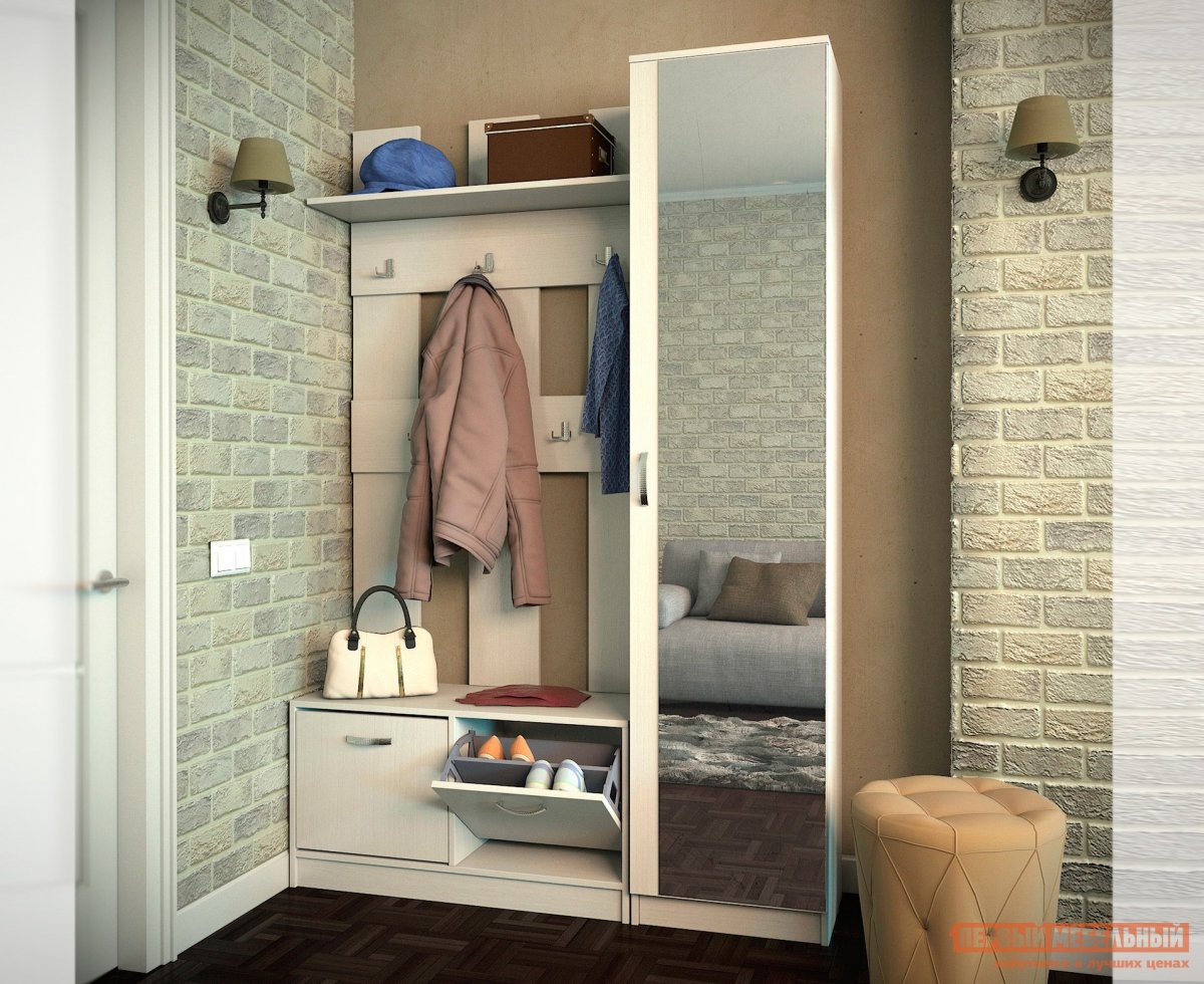Интерьер маленькой прихожей