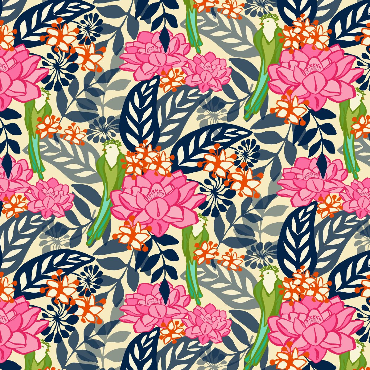 Паттерн мебель вектор