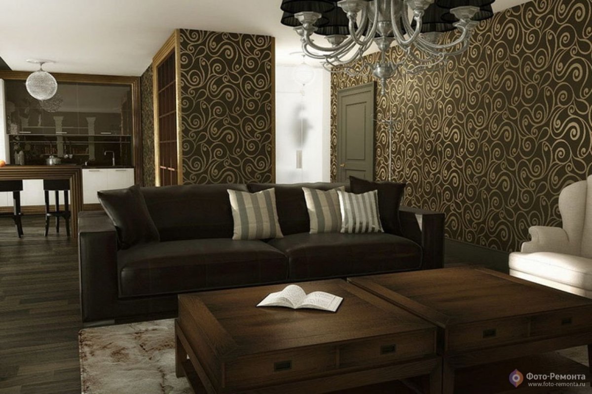 Светло коричневая мебель