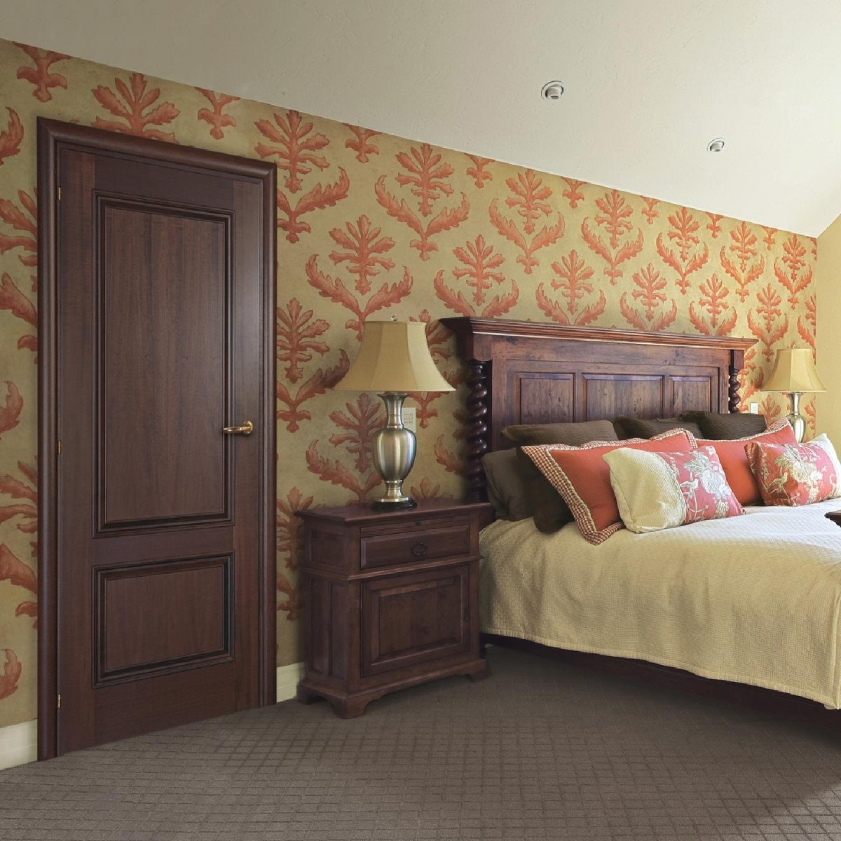 Коричневая спальня