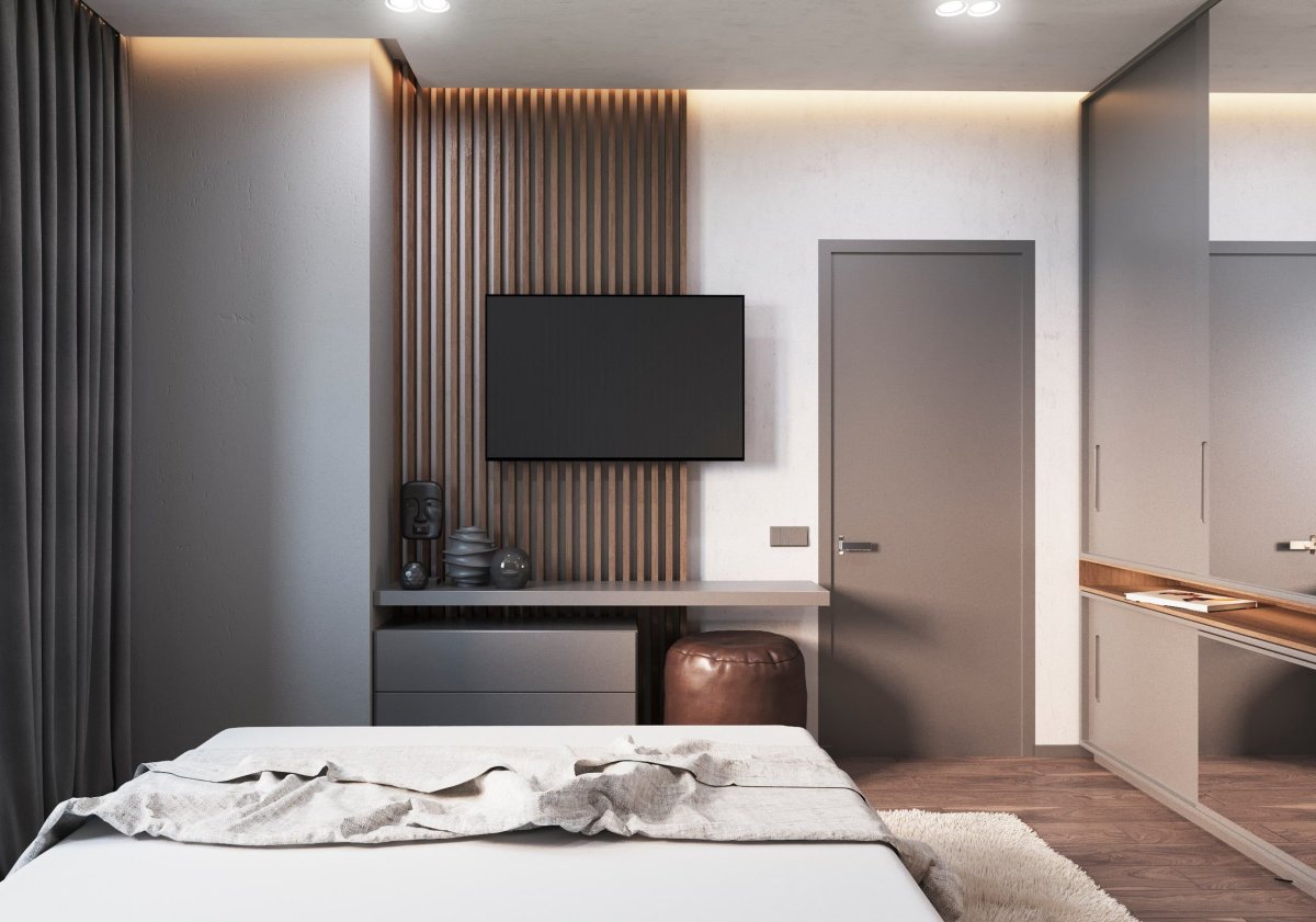 Спальня с нишами