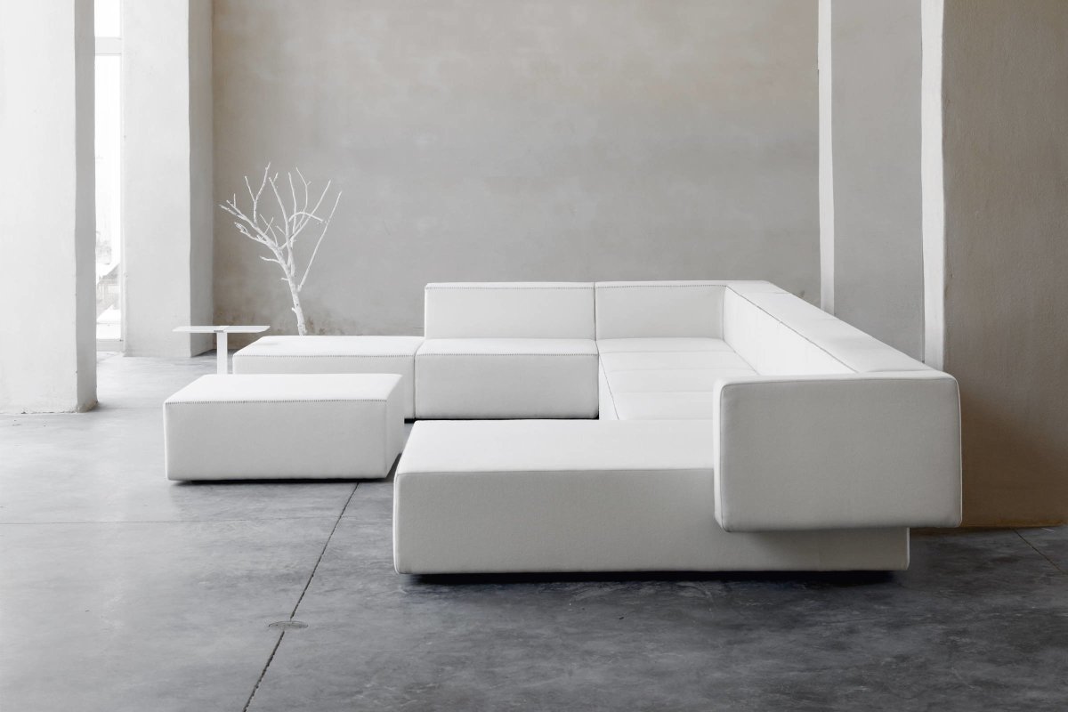 Белый диван Минимализм