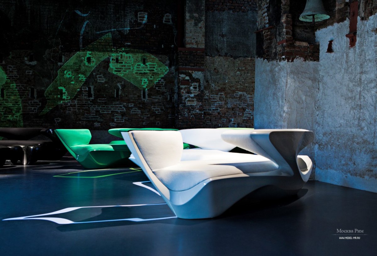 Диван зефир Заха Хадид