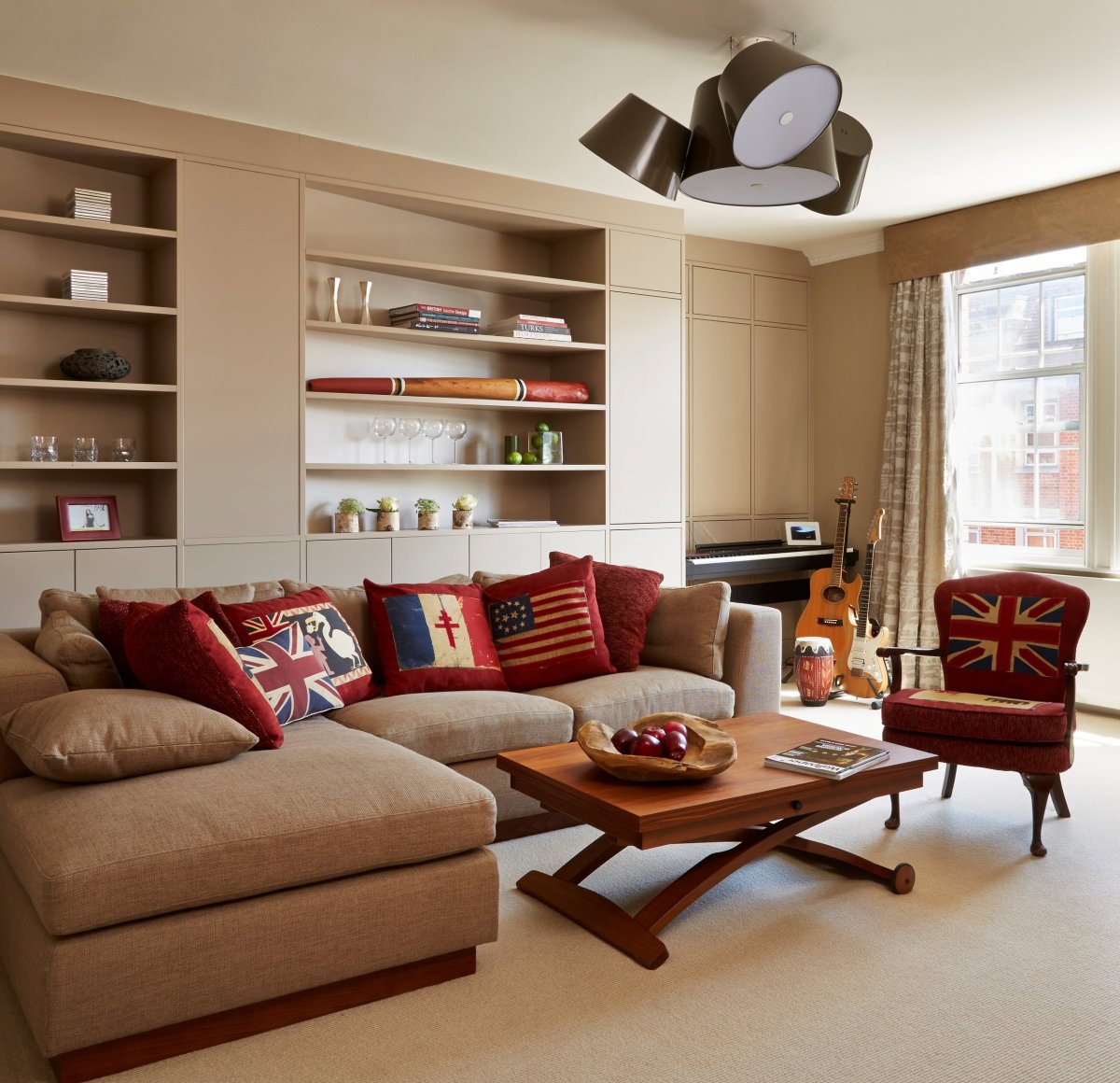 Расстановка мебели в гостиной