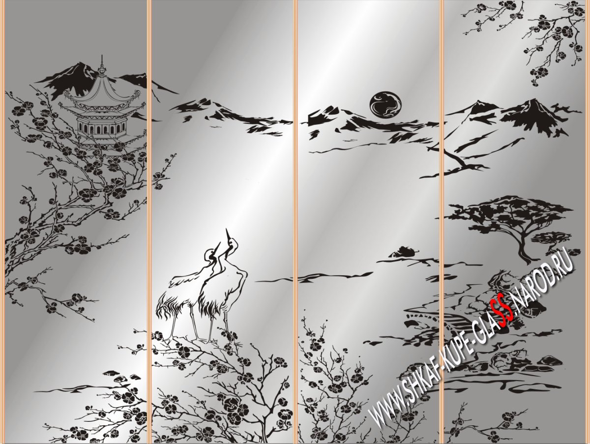 Пескоструйный рисунок на стекле