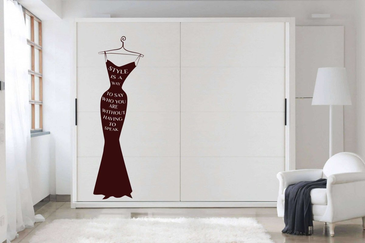 Виниловые наклейки на шкаф