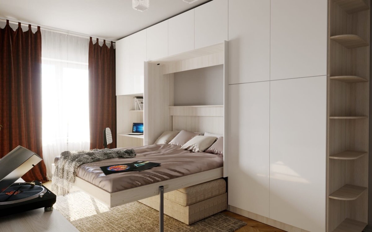 Подъемная кровать Оптимум