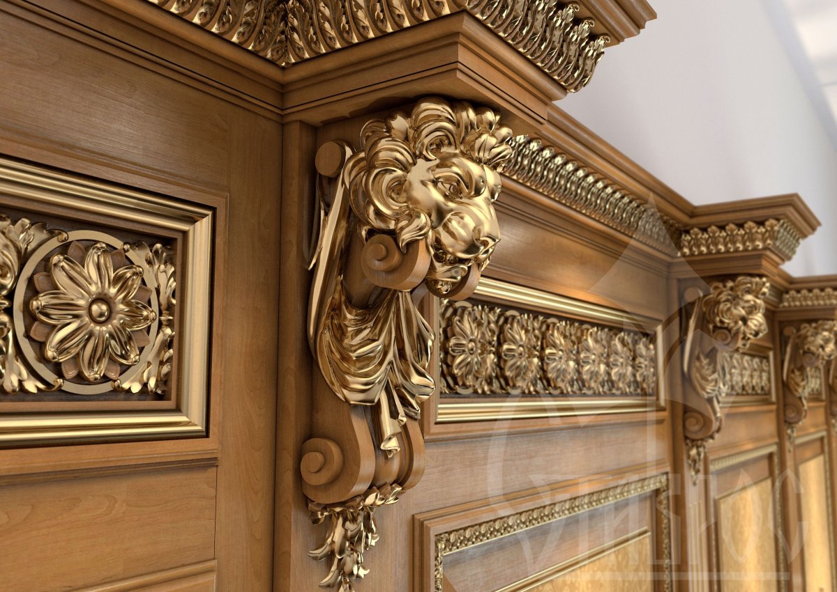 Ставрос декоративный резной декор из дерева для лестниц