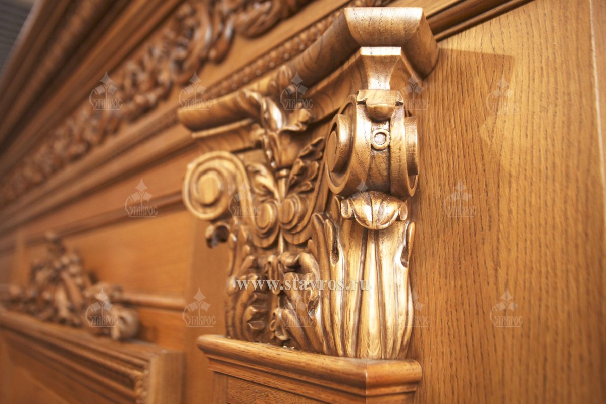 Ставрос декоративный резной декор из дерева