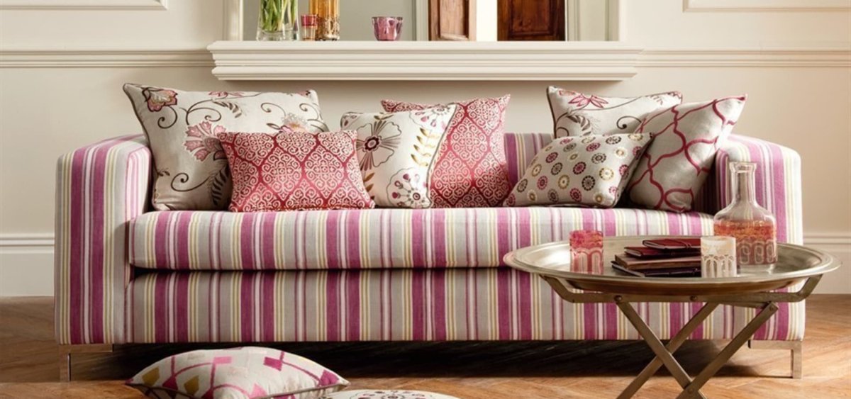 Полосатые стены в детской