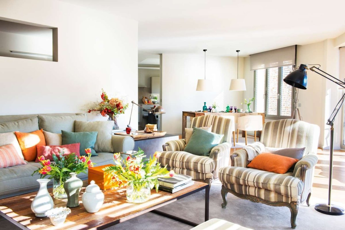 Сочетание обоев в интерьере