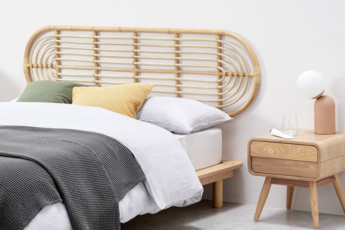 Кровать икеа ротанг