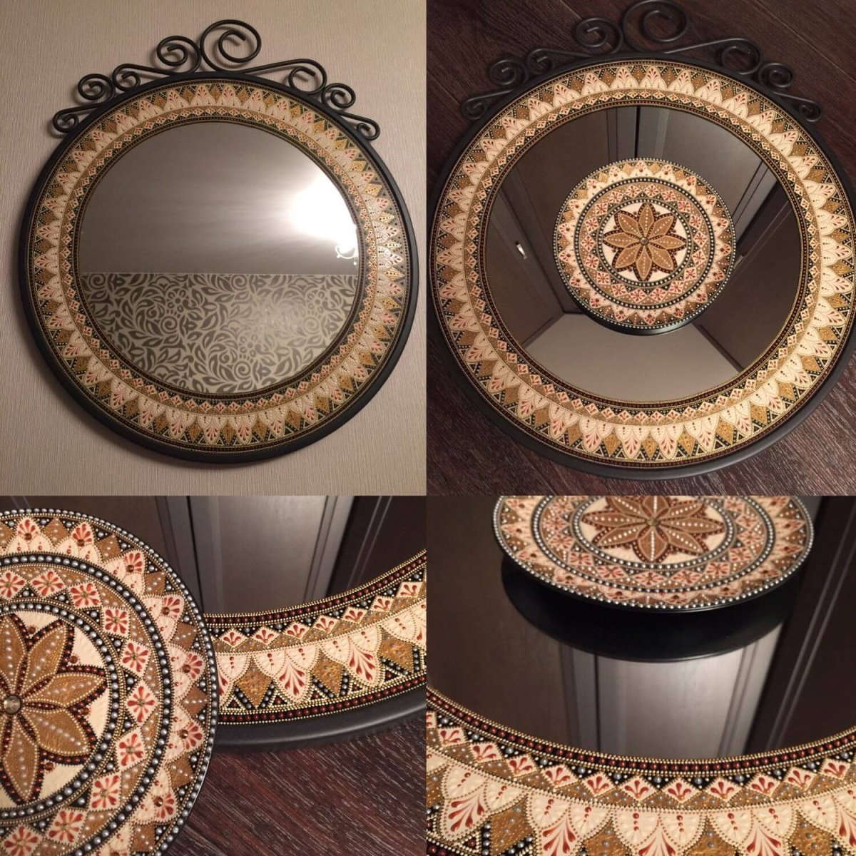 Точечная роспись мебели