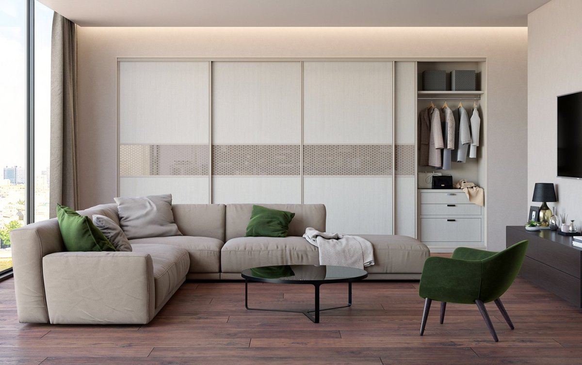 Шкафчики над диваном