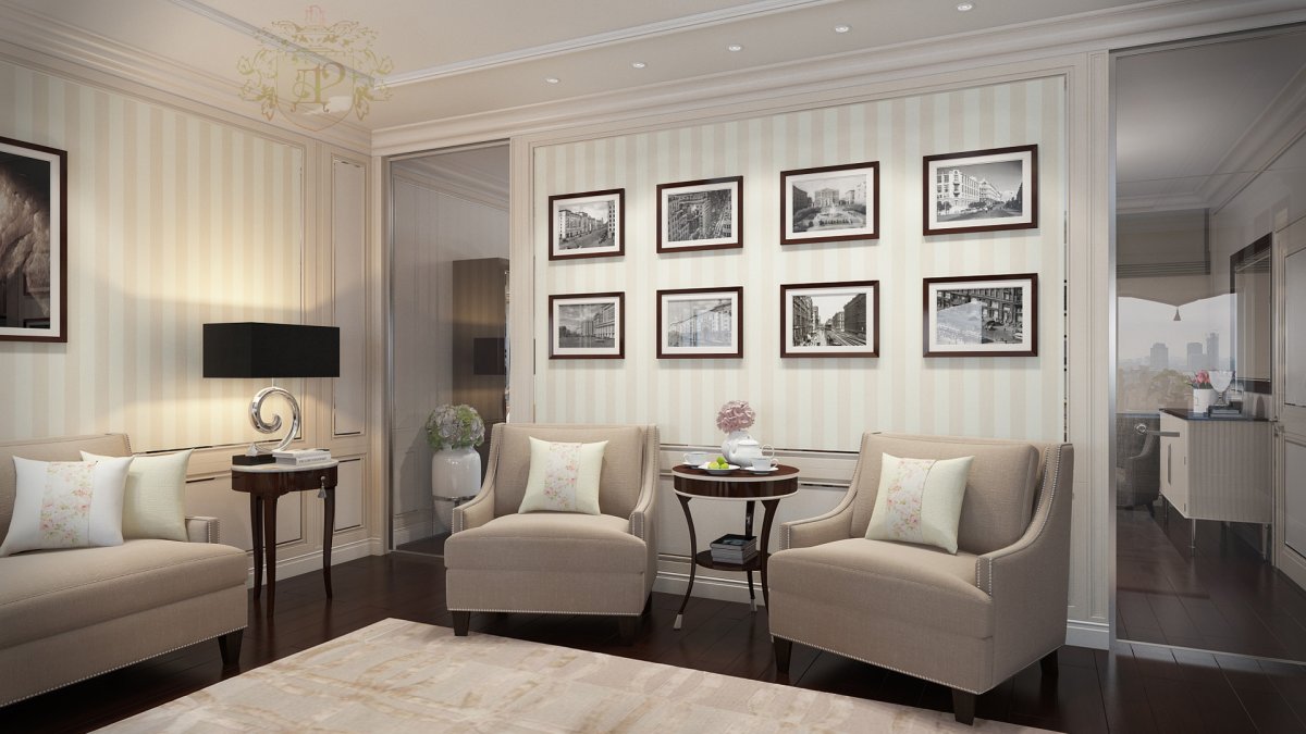 Интерьер классика гостиная