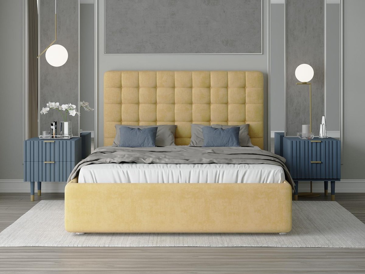 Кровать Мадейра 1600 каретная стяжка