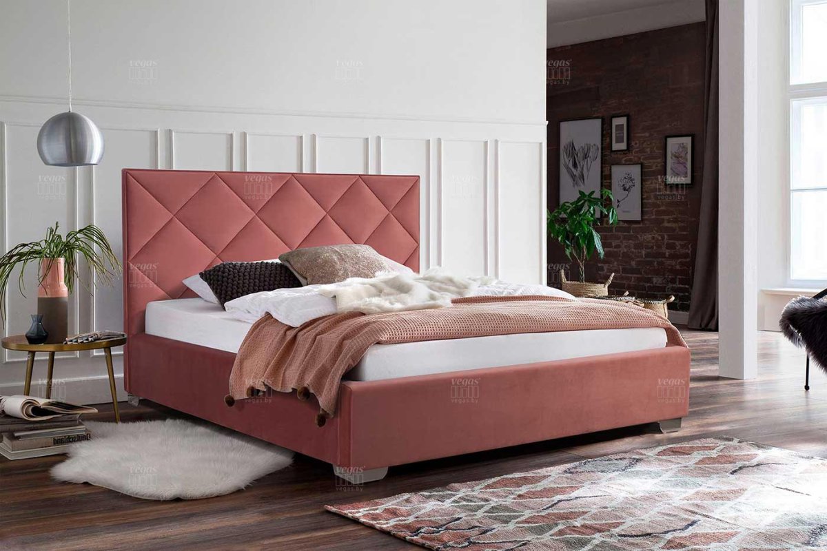 Queen Bed with Arabelle Tufted Headboard