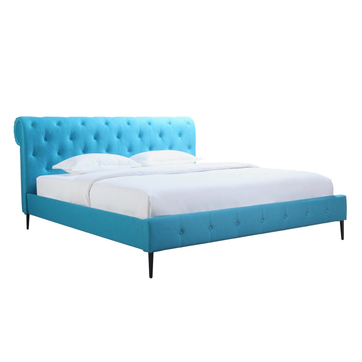 Бирюзовая кровать Аскона