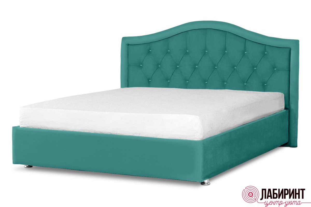 Бирюзовая кровать Аскона