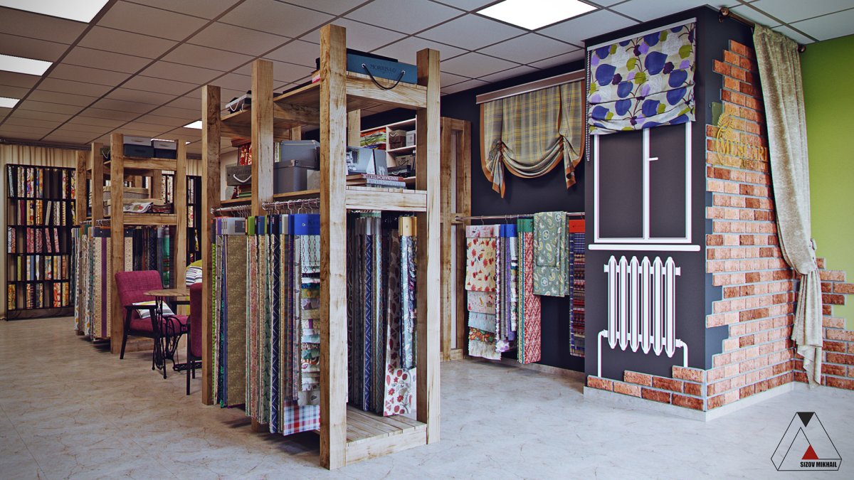 Витрина ткани