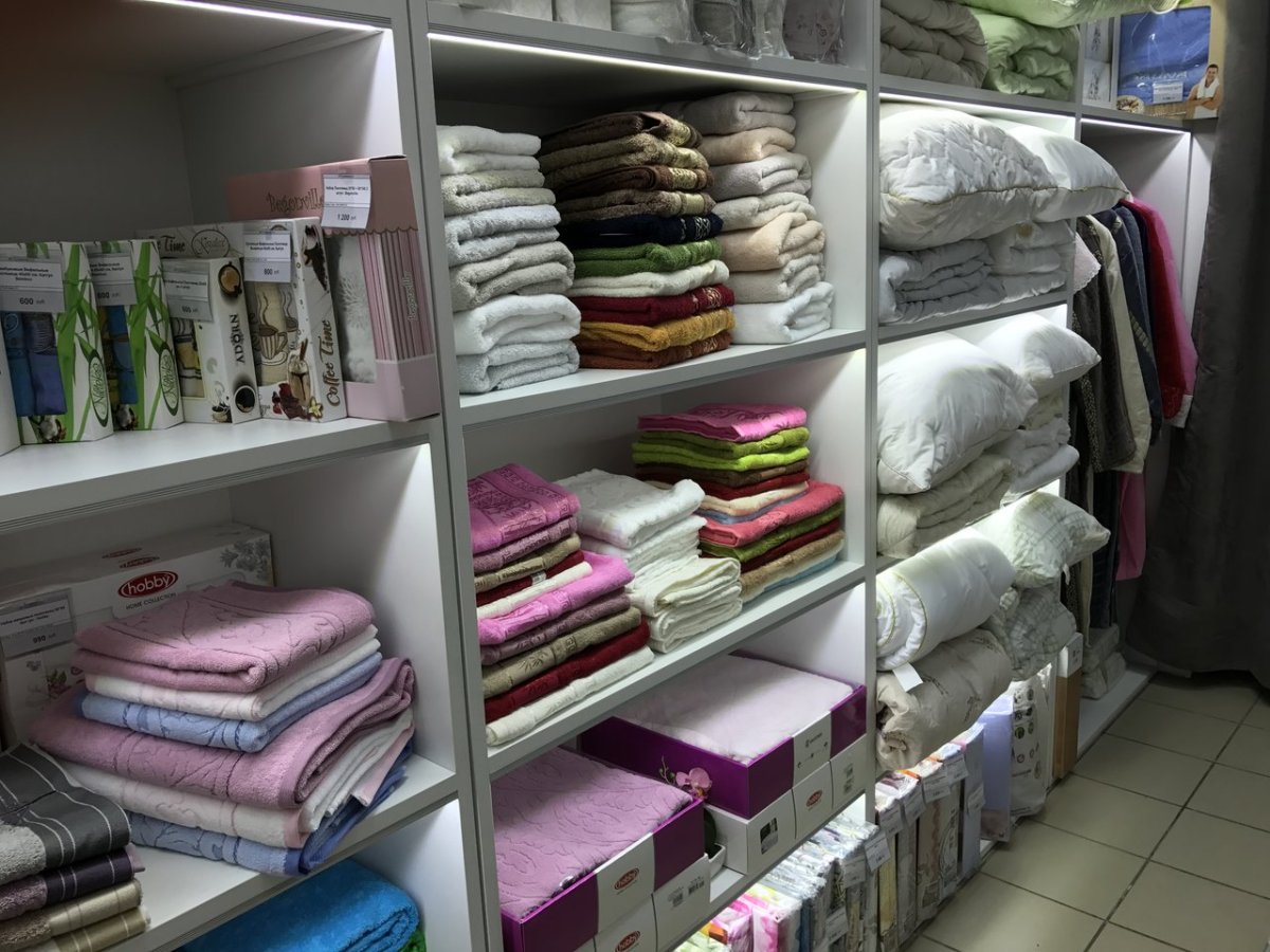 Стеллажи для домашнего текстиля