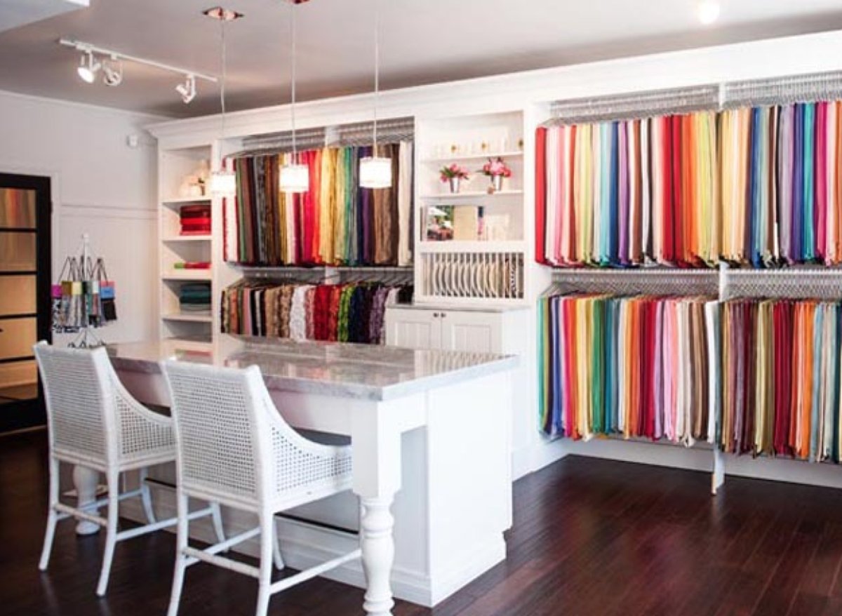 Стеллажи складские для ткани