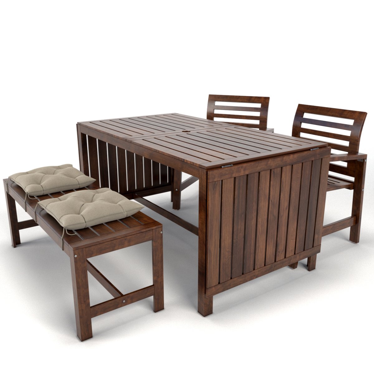 ЭПЛАРО панель+стол+2 стула