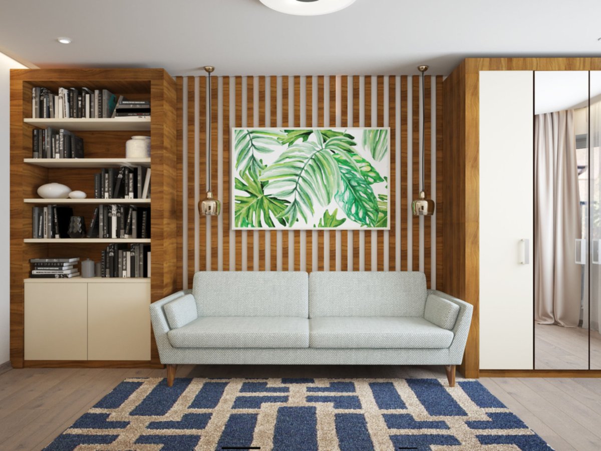 Шкаф купе в эко стиле