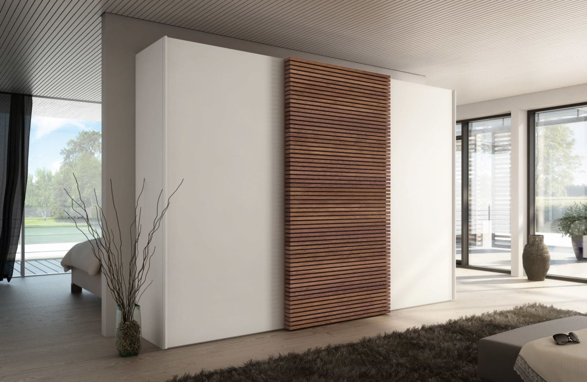 Шкаф деревянный современный