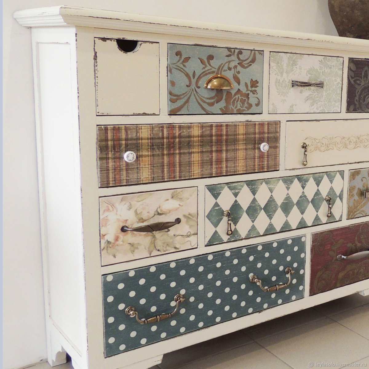 Состаривание мебели в стиле Прованс