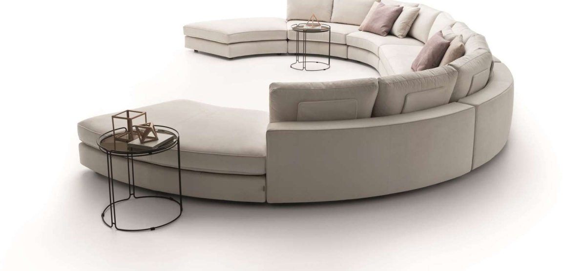 Радиусный диван Честер