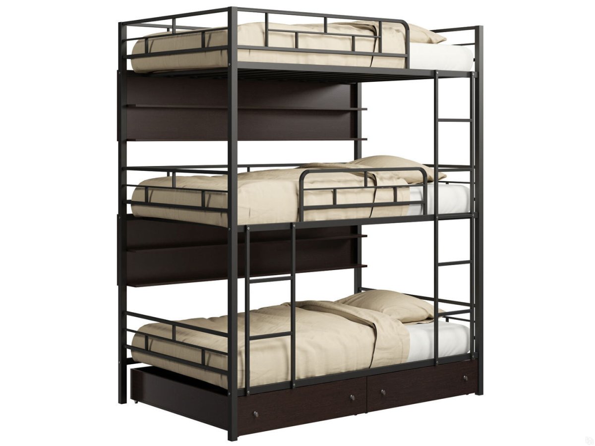 Трехъярусная кровать 4с Эверест (металл)