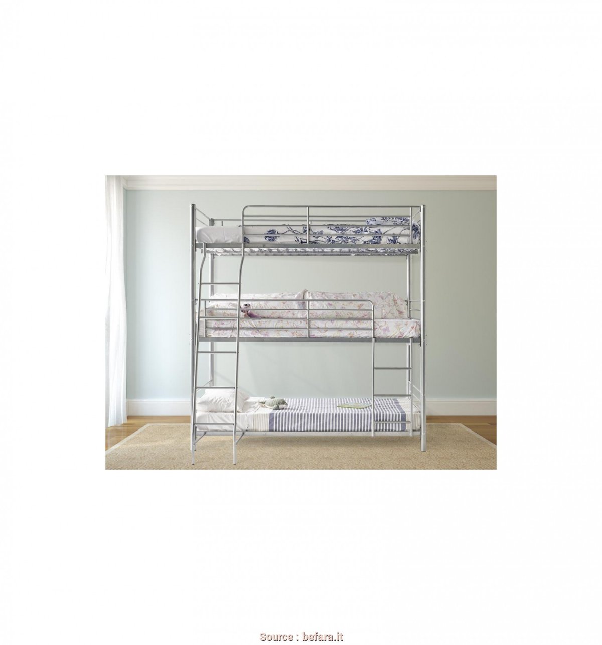 Кровать лофт трехъярусная