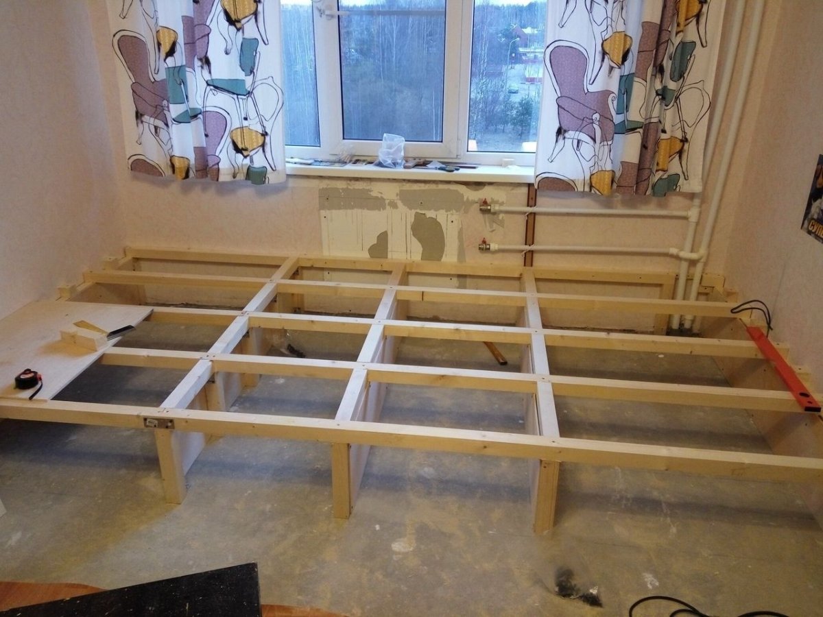 Мебель из европаллетов кровать