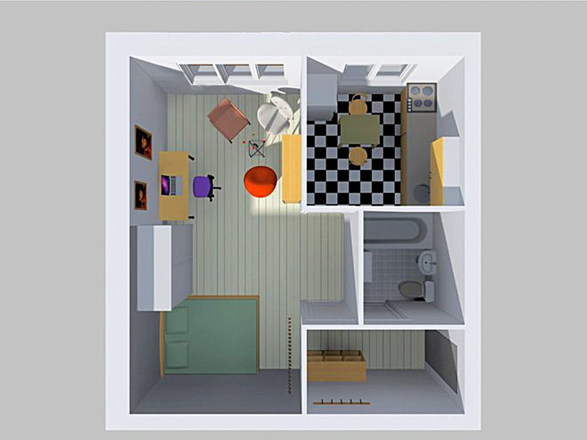 Интерьер малогабаритной квартиры